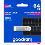 USB флеш накопичувач Goodram 64GB UNO3 Steel USB 3.2 (UNO3-0640S0R11) - фото 4