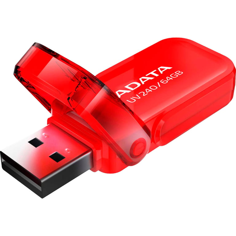 USB флеш накопичувач ADATA 64GB AUV 240 Red USB 2.0 (AUV240-64G-RRD) - фото 1