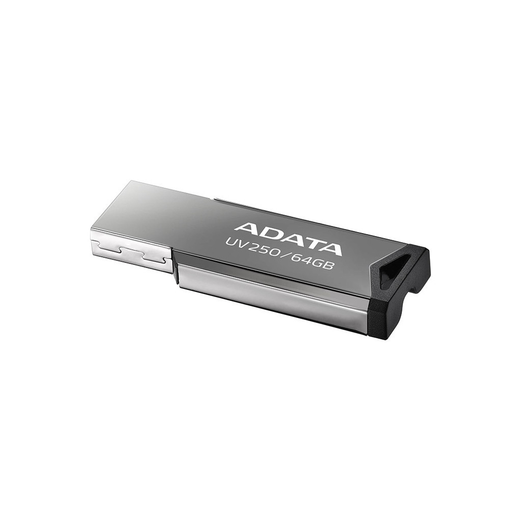 USB флеш накопичувач ADATA 64GB AUV 250 Black USB 2.0 (AUV250-64G-RBK) - фото 2 USB флеш накопичувач ADATA 64GB AUV 250 Black USB 2.0 (AUV250-64G-RBK) - фото 2