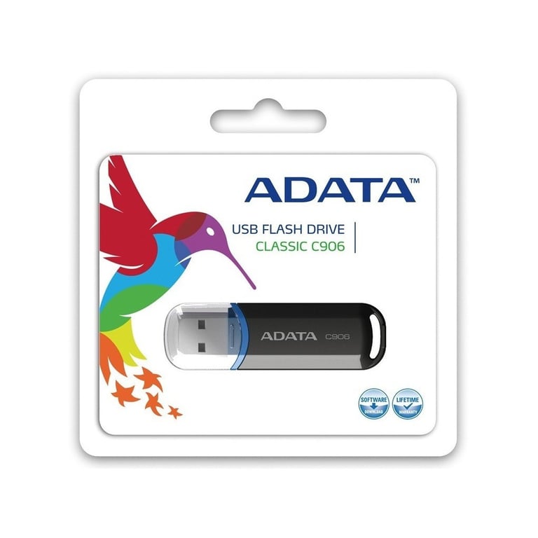 USB флеш накопичувач ADATA 64GB C906 Black USB 2.0 (AC906-64G-RBK) - фото 3
