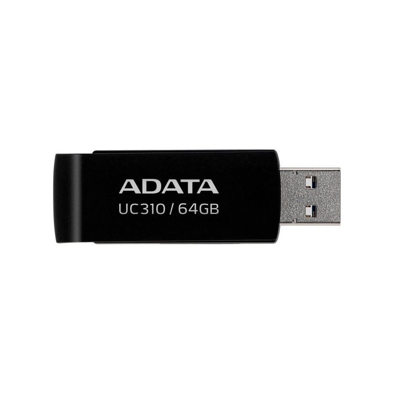 USB флеш накопичувач ADATA 64GB UC310 Black USB 3.0 (UC310-64G-RBK) - фото 2