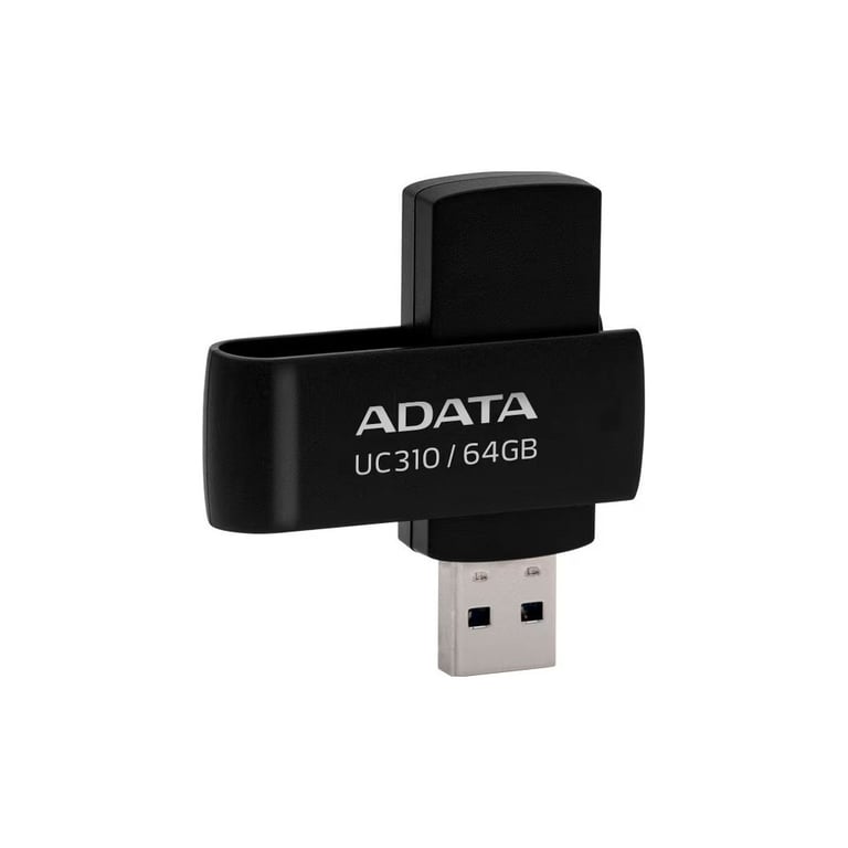 USB флеш накопичувач ADATA 64GB UC310 Black USB 3.0 (UC310-64G-RBK) - фото 3