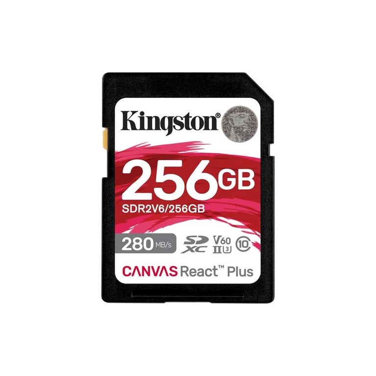 Карта пам’яті Kingston 256GB SDXC class 10 UHS-II U3 Canvas React Plus (SDR2V6/256GB) — фото 1
