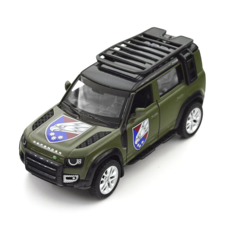 Машина TechnoDrive Автомодель серії Шеврони Героїв - Land Rover Defender 110 - 25 ОПДБр (250289M) - фото 1