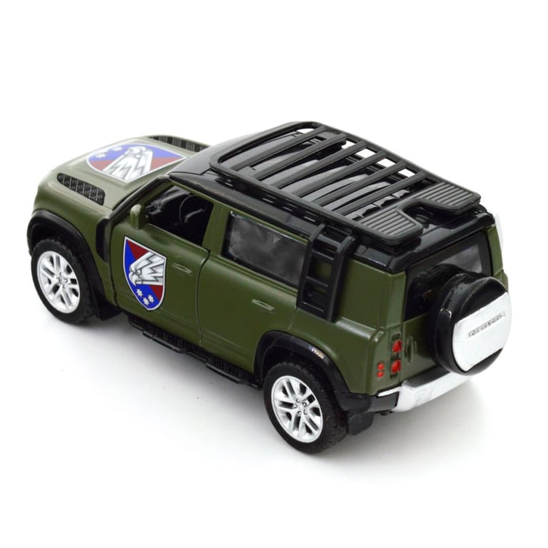 Машина TechnoDrive Автомодель серії Шеврони Героїв - Land Rover Defender 110 - 25 ОПДБр (250289M) - фото 11