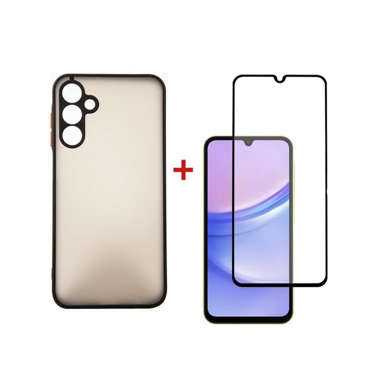 Чохол до мобільного телефона Dengos Kit for Samsung Galaxy A25 5G case + glass (Black) (DG-KM-65) - фото 1