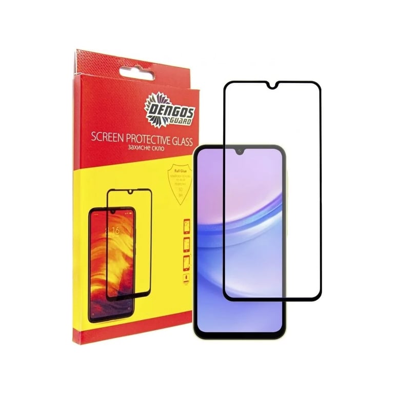 Чохол до мобільного телефона Dengos Kit for Samsung Galaxy A25 5G case + glass (Black) (DG-KM-65) - фото 4