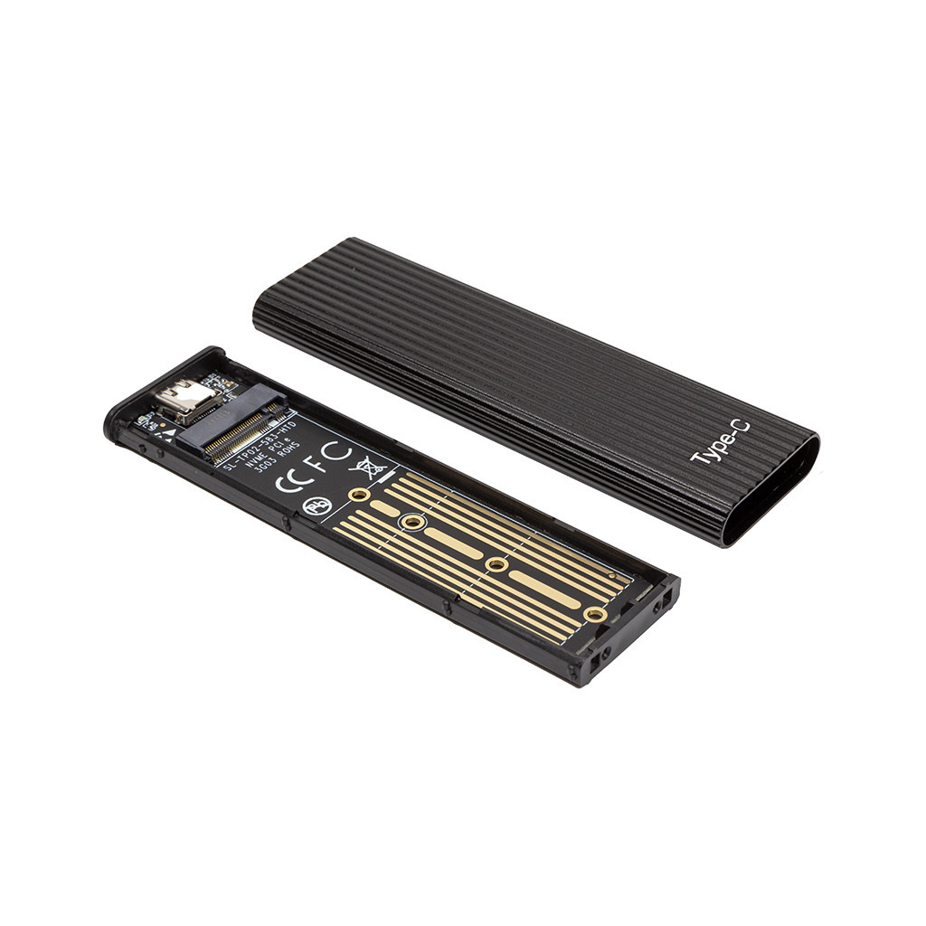 Кишеня зовнішня PowerPlant SSD M.2 PCIe NVMe USB3.1 (HC380428) - фото 2 Кишеня зовнішня PowerPlant SSD M.2 PCIe NVMe USB3.1 (HC380428) - фото 2