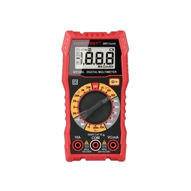 Цифровий мультиметр Habotest HT108L DC600V/10A, AC600V (HT108L) - фото 1