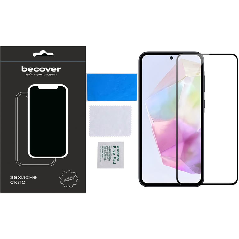 Скло захисне BeCover Samsung Galaxy A35 5G SM-A356 Black (711071) - фото 4