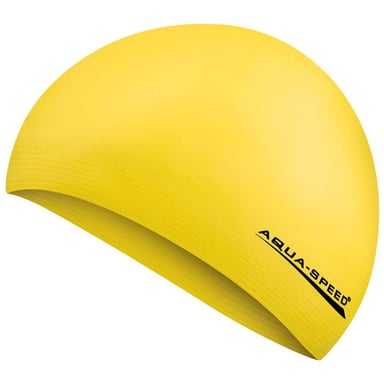 Шапка для плавання Aqua Speed Soft Latex 122-18 5731 жовтий Уні OSFM (5908217657312) - фото 1