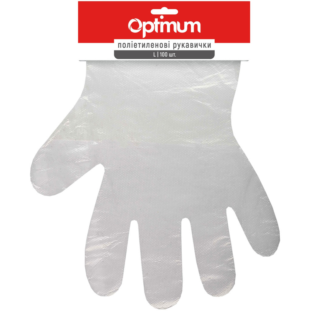Рукавички господарські PRO service Optimum Поліетиленові 100 шт. (4823071658576) Рукавички господарські PRO service Optimum Поліетиленові 100 шт. (4823071658576)