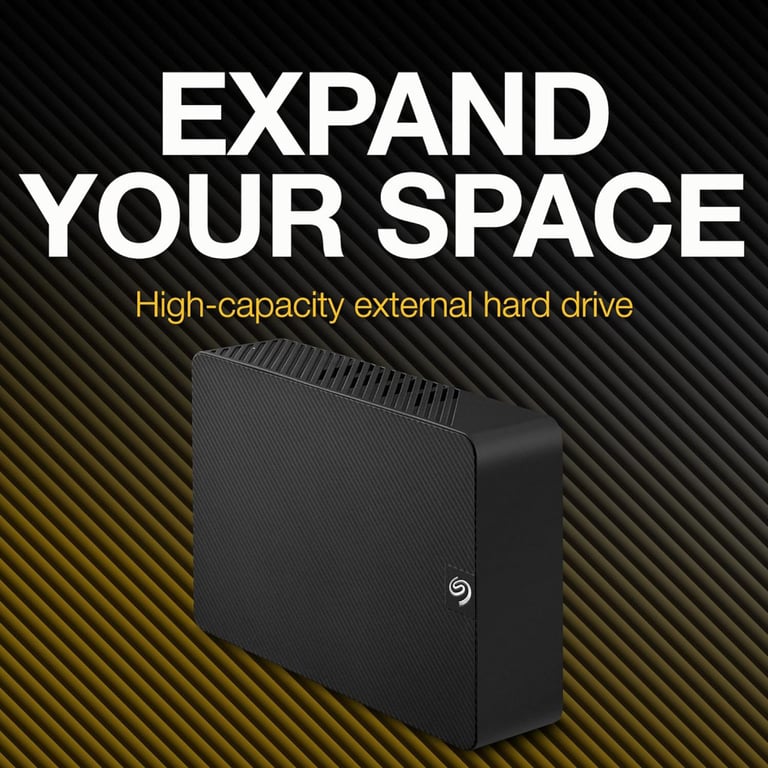 Зовнішній жорсткий диск 3.5" 20TB Expansion Desktop Seagate (STKP20000400) - фото 5