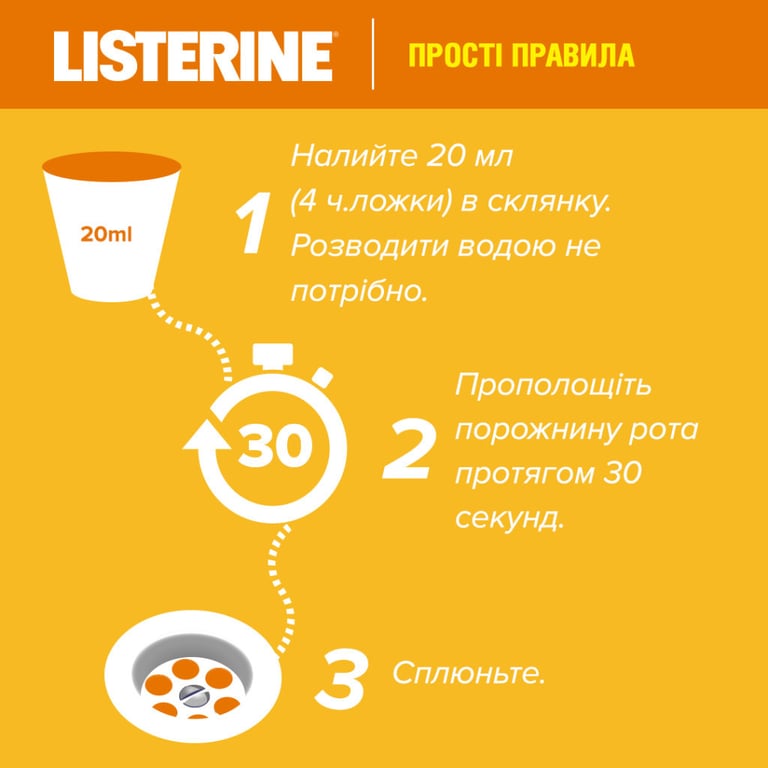 Ополіскувач для порожнини рота Listerine Свіжість імбиру та лайму 500 мл (3574661562056) - фото 4