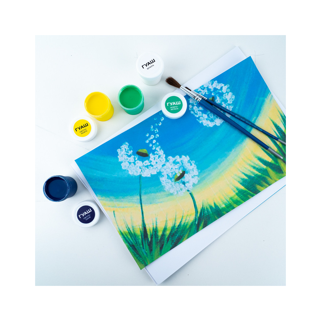 Гуашеві фарби Kite Classic 24 кольорів х 20 мл (K-097) - фото 5 Гуашеві фарби Kite Classic 24 кольорів х 20 мл (K-097) - фото 5