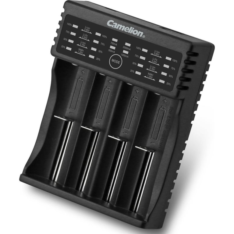 Зарядний пристрій для акумуляторів Camelion Univercal charger for Ni-MH 1.2V, Li-Fe 3.2V, Li-Ion 3.7 to 3.85V, Input DC 5V-2A (LBC-321) - фото 2
