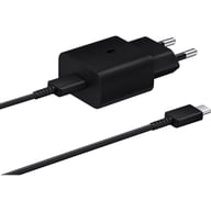 Зарядний пристрій Samsung USB-С 15W Black + Cable USB-C 1m (EP-T1510XBEGEU) - фото 1