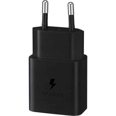 Зарядний пристрій Samsung USB-С 15W Black (EP-T1510NBEGEU) - фото 1