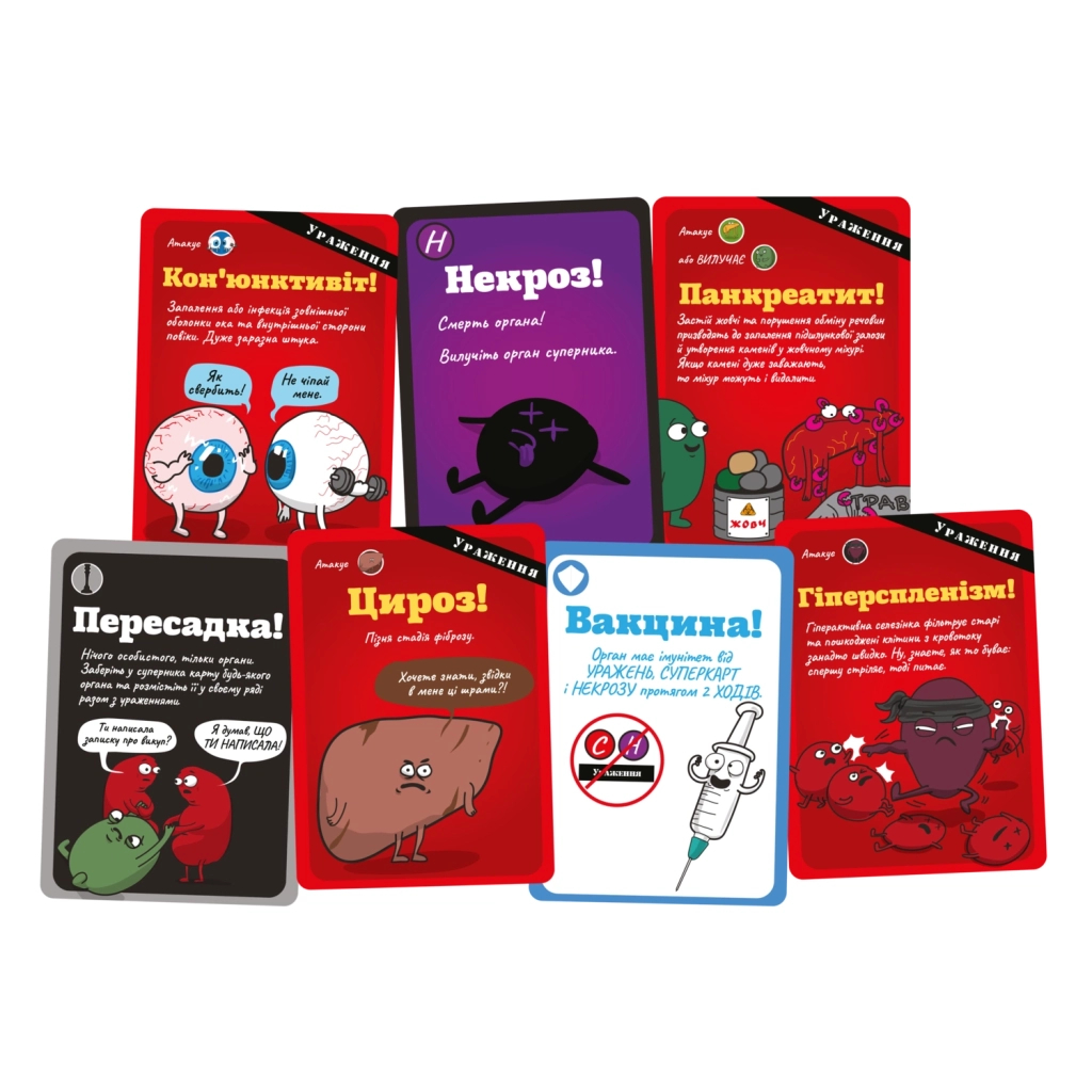 Настільна гра Lord of Boards Органи АТАКУЮТЬ! (Organ ATTACK!) (LOB2314UA) - фото 3 Настільна гра Lord of Boards Органи АТАКУЮТЬ! (Organ ATTACK!) (LOB2314UA) - фото 3