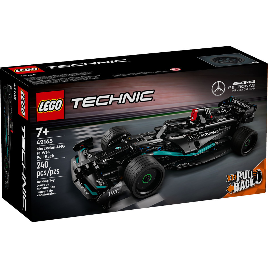 Конструктор LEGO Technic Mercedes-AMG F1 W14 E Performance Pull-Back 240 деталей (42165) - фото 1 Конструктор LEGO Technic Mercedes-AMG F1 W14 E Performance Pull-Back 240 деталей (42165) - фото 1