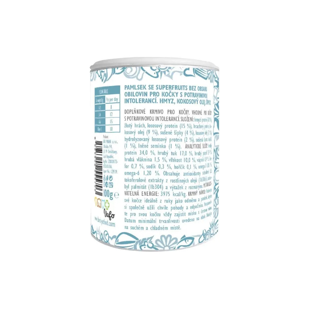 Ласощі для котів Brit Care Superfruits Insect 100 г - комахи (8595602555703) - фото 2 Ласощі для котів Brit Care Superfruits Insect 100 г - комахи (8595602555703) - фото 2