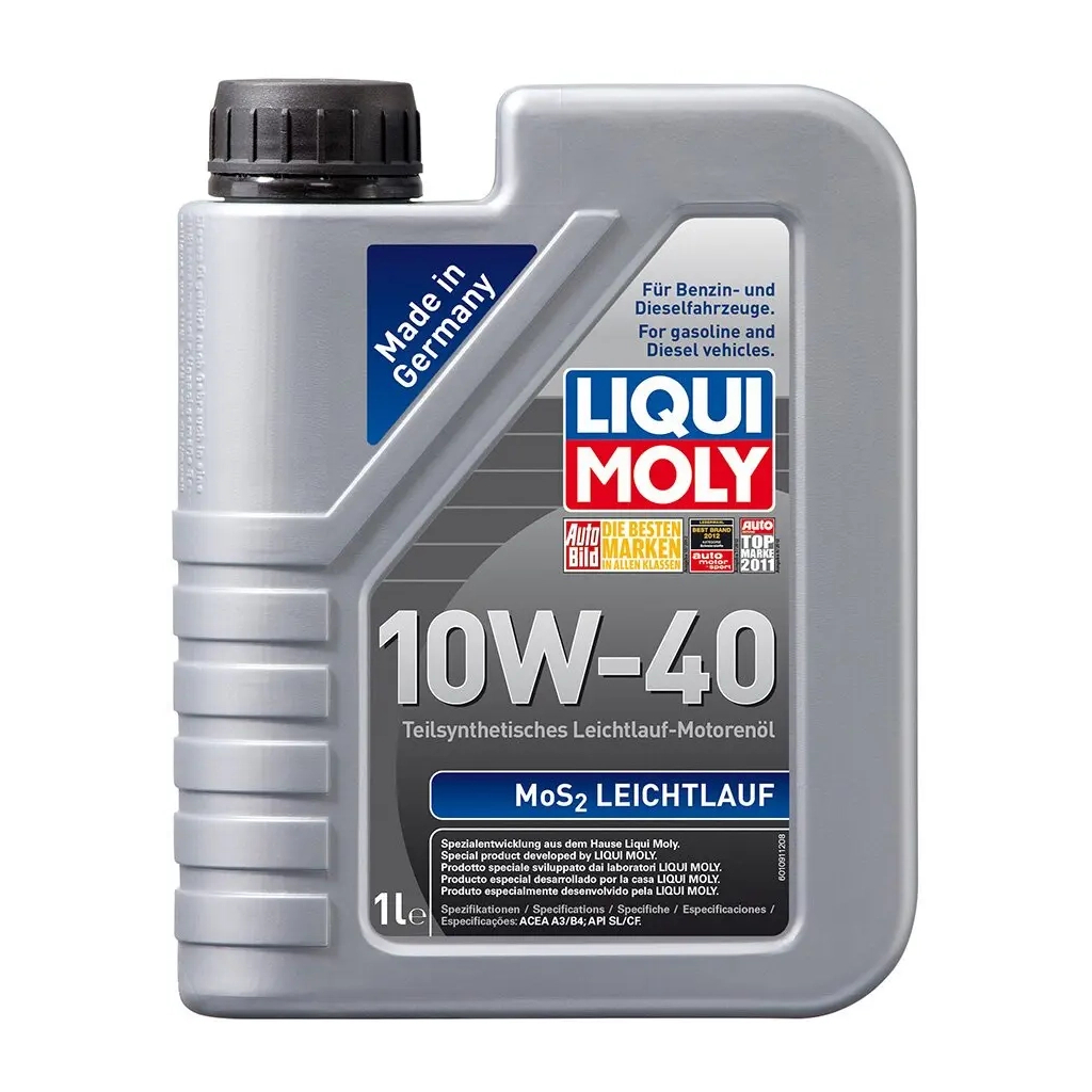 Моторна олива Liqui Moly MOS2-LEICHTLAUF 10W-40 1л (2626) - фото 1