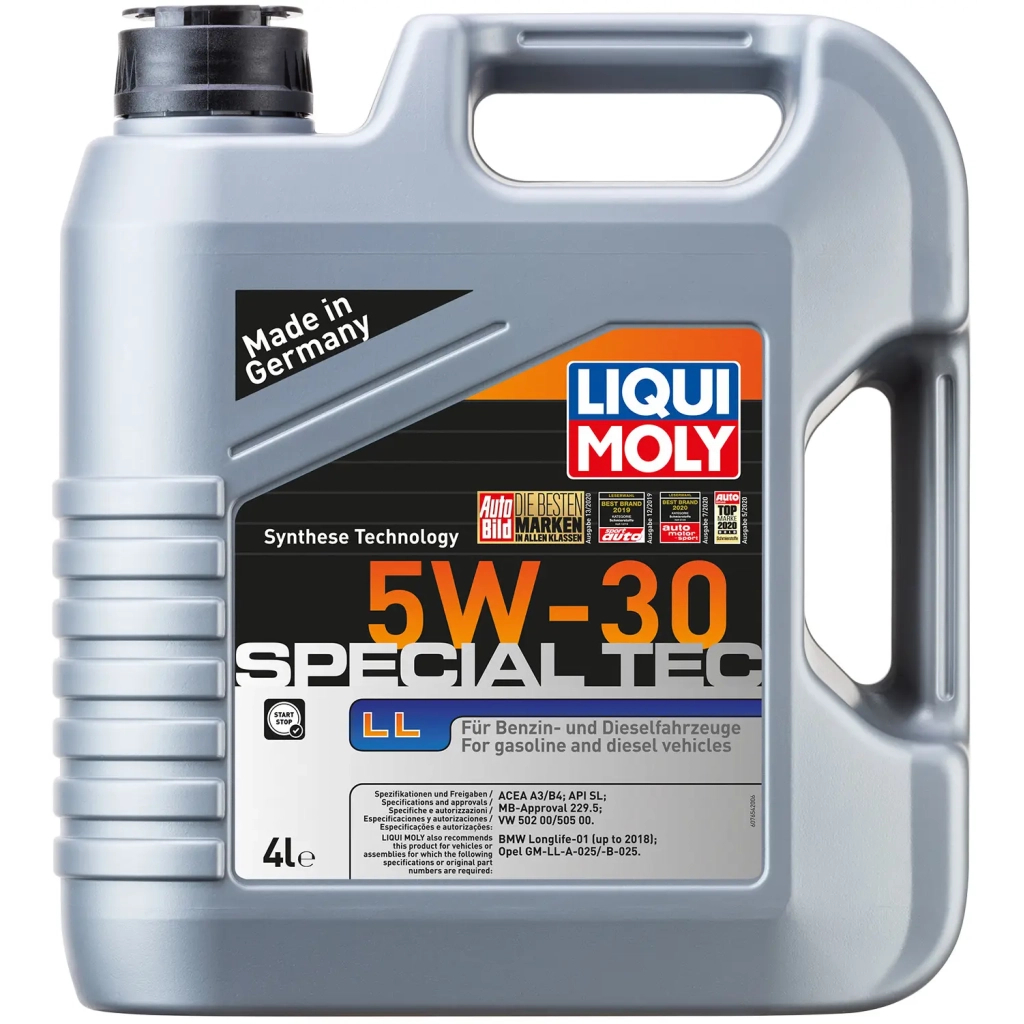 Моторна олива Liqui Moly SPECIAL TEC LL 5W-30 4л (2339) - фото 1