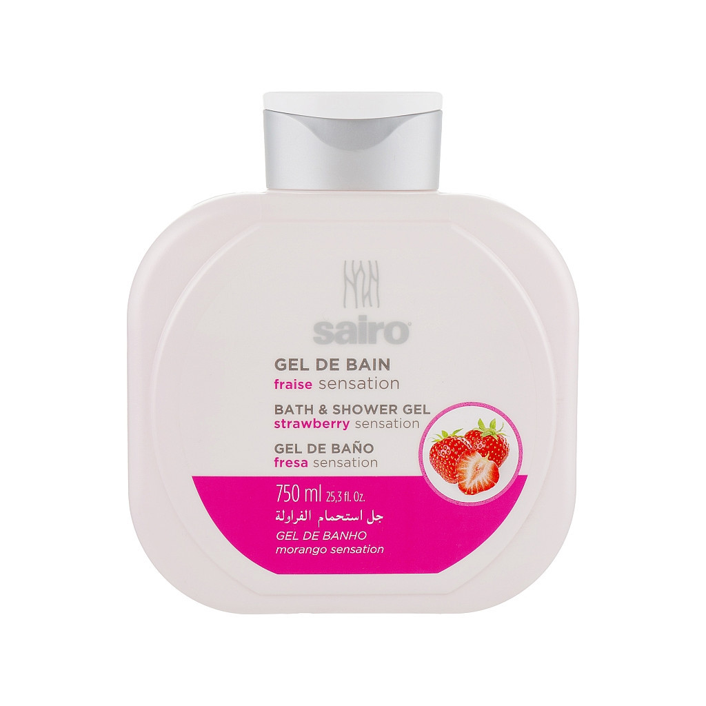 Гель для душу Sairo Bath And Shower Gel Полуниця 750 мл (8433295051365) - фото 1