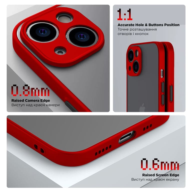 Чохол до мобільного телефона Armorstandart Frosted Matte Samsung A35 5G (A356) Red (ARM74334) - фото 3