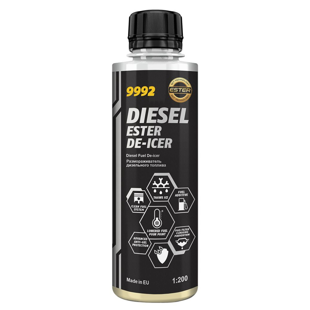 Присадка автомобільна Mannol 9992 Diesel Ester De-Icer 0.25 л (MN9992-025PET) - фото 1