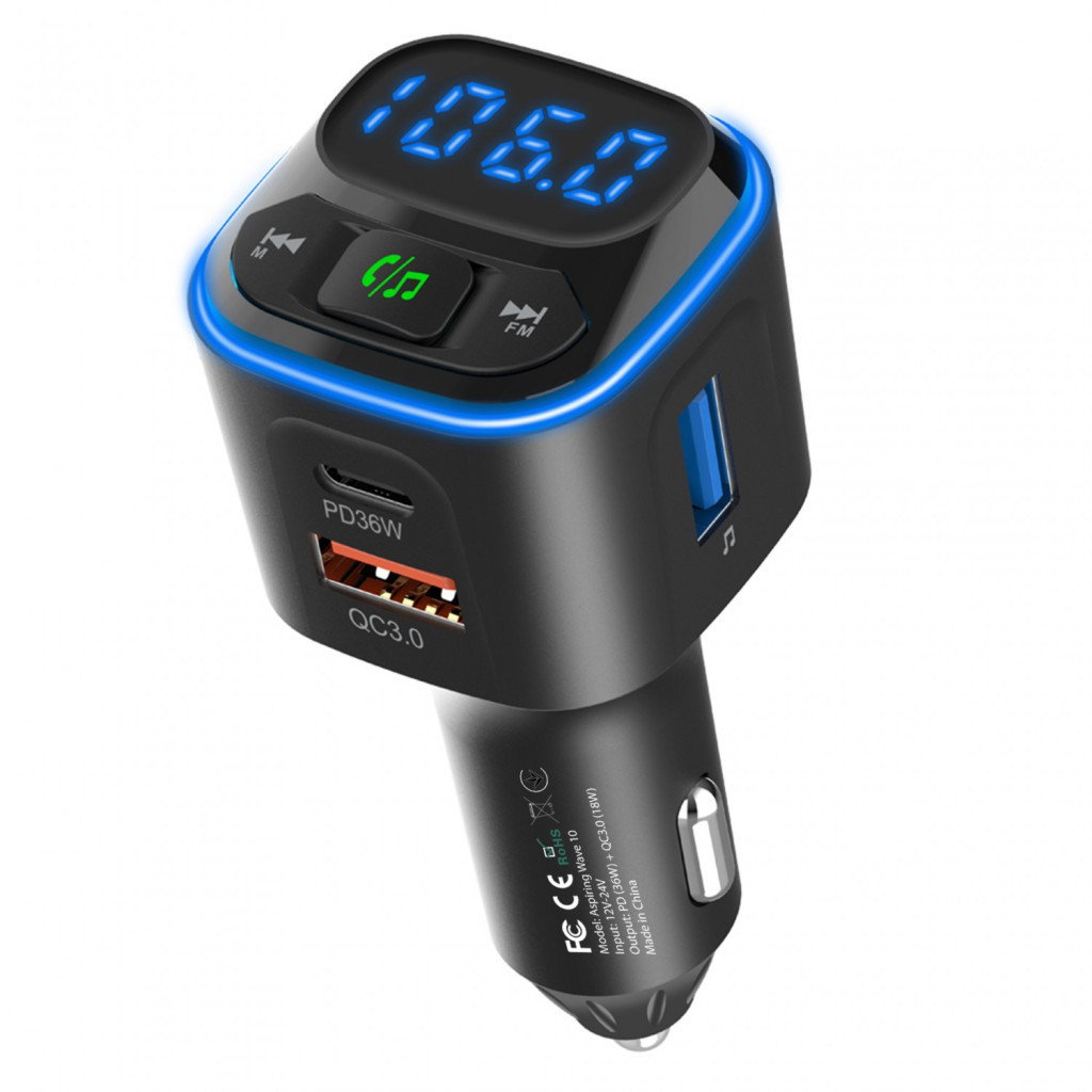 FM модулятор Aspiring Wave 10, 54W (WA.7001) - фото 3 FM модулятор Aspiring Wave 10, 54W (WA.7001) - фото 3