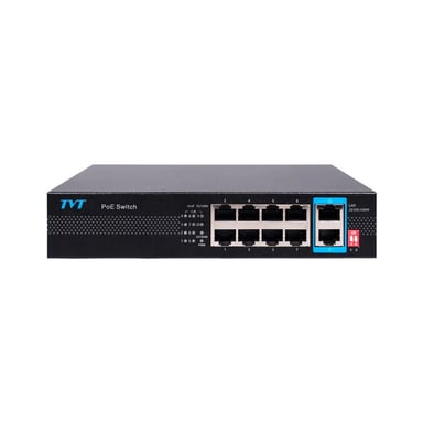 Комутатор мережевий TVT DIGITAL TD-B2208S1-PGU - фото 1