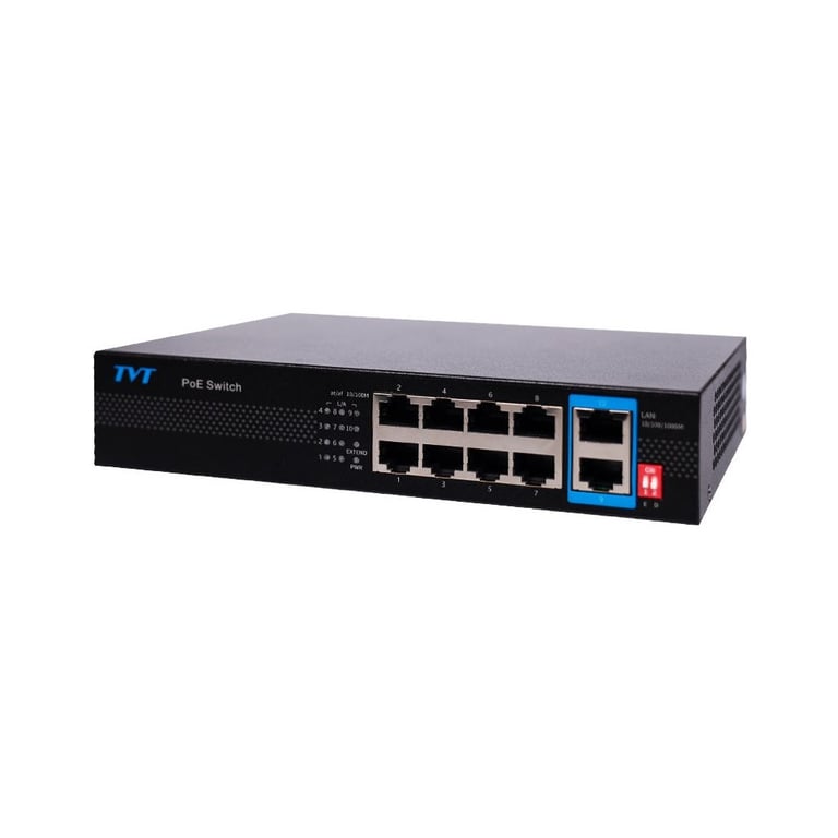 Комутатор мережевий TVT DIGITAL TD-B2208S1-PGU - фото 2