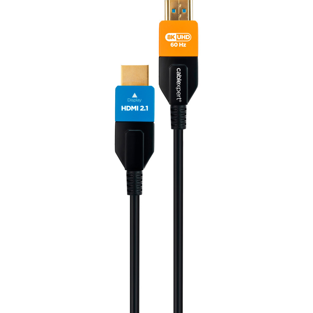 Кабель мультимедійний HDMI M to HDMI M 5.0m V2.1 8K60Hz/4K120Hz AOC Cablexpert (CC-HDMI8K-AOC-5M) - фото 1