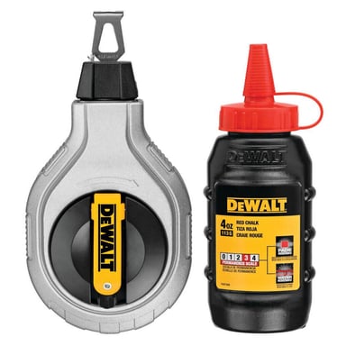 Шнур розміточний DeWALT 30м, в комплекті крейдяний порошок. (DWHT47408-0) - фото 1
