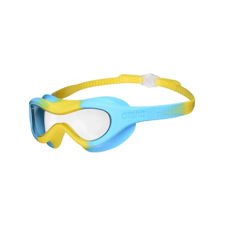 Окуляри для плавання Arena Spider Kids Mask блакитний, жовтий 004287-102 (3468336662465) - фото 1