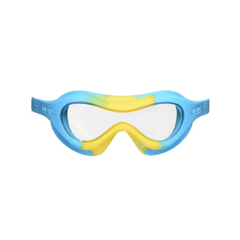 Окуляри для плавання Arena Spider Kids Mask блакитний, жовтий 004287-102 (3468336662465) - фото 2