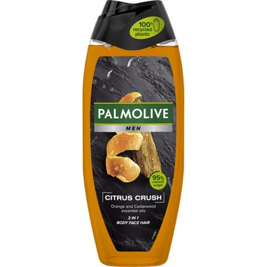 Гель для душу Palmolive Men Цитрусовий заряд Ефірні олії апельсина та кедра 500 мл (8718951137455) - фото 1