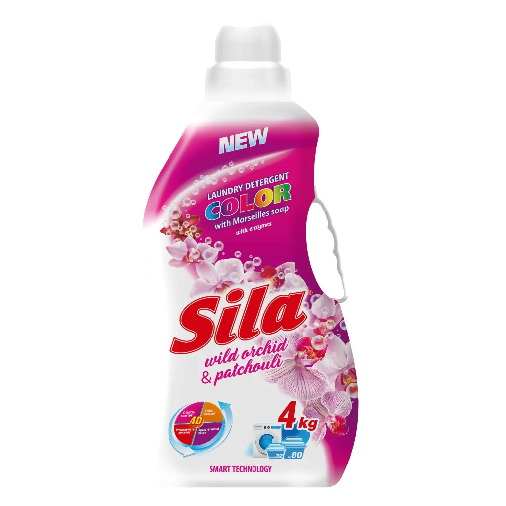 Гель для прання Sila Color 4 л (4820023369870) - фото 1 Гель для прання Sila Color 4 л (4820023369870) - фото 1