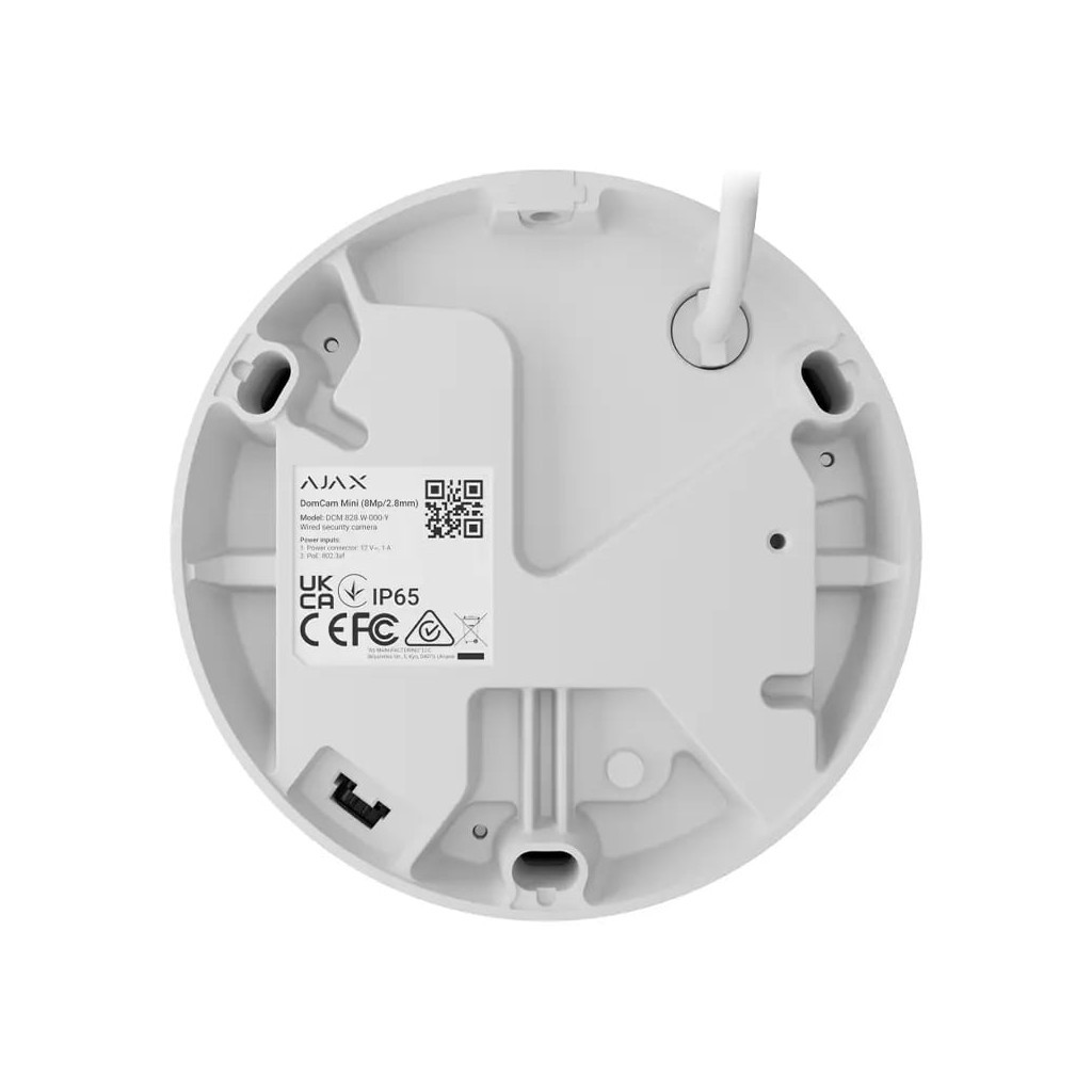 Камера відеоспостереження Ajax TurretCam (5/4.0) white - фото 10 Камера відеоспостереження Ajax TurretCam (5/4.0) white - фото 10