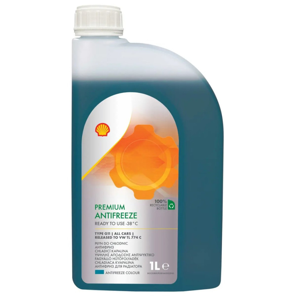 Антифриз Shell Premium 774 С/Р 1л G11 (75110) - фото 1 Антифриз Shell Premium 774 С/Р 1л G11 (75110) - фото 1