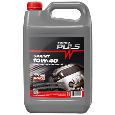 Моторна олива TURBO PULS Sprint 10W-40, 4,5л (75390) - фото 1