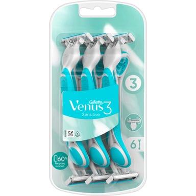 Бритва Gillette Venus 3 Sensitive 6 шт. (7702018487158) - фото 1