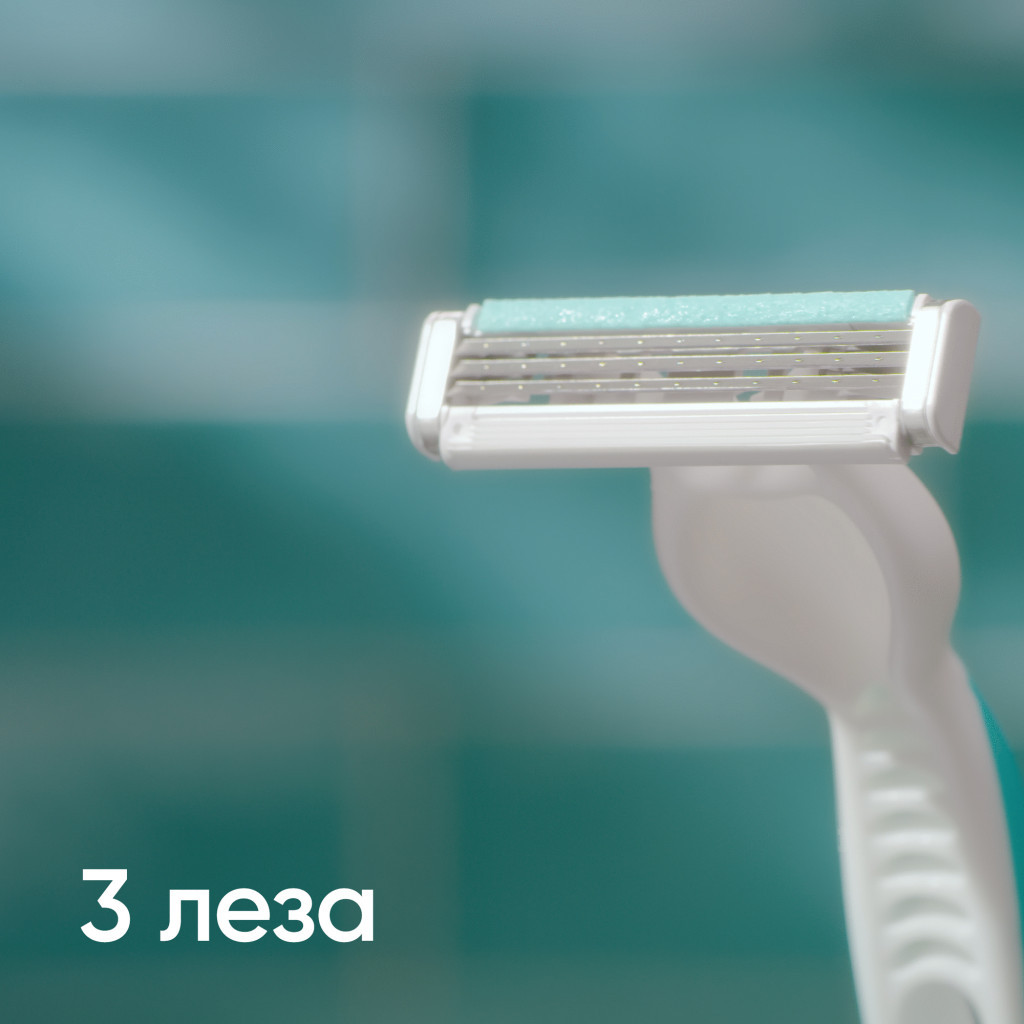 Бритва Gillette Venus 3 Sensitive 6 шт. (7702018487158) - фото 3 Бритва Gillette Venus 3 Sensitive 6 шт. (7702018487158) - фото 3