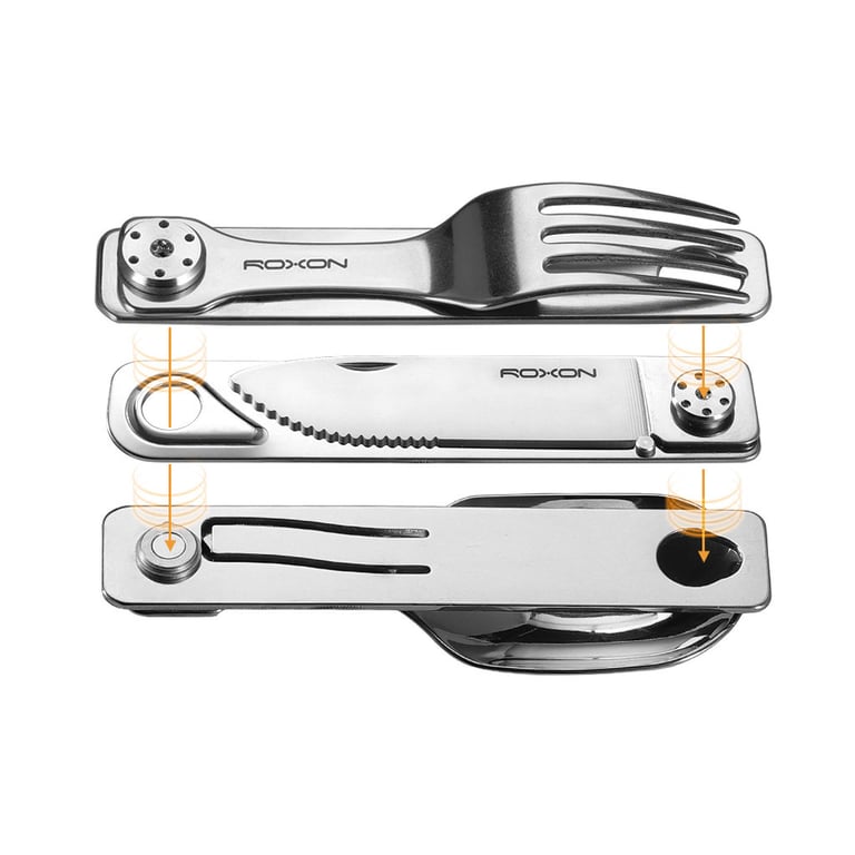 Ложка-виделка туристична Roxon C1S 3 in1 (C1S) - фото 6
