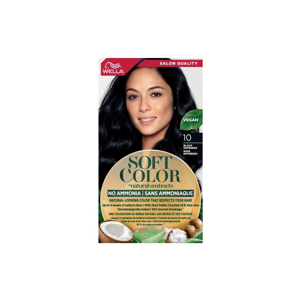 Фарба для волосся Wella Soft Color Безаміачна 10 - Чорний еспресо (3616302076796) - фото 2 Фарба для волосся Wella Soft Color Безаміачна 10 - Чорний еспресо (3616302076796) - фото 2
