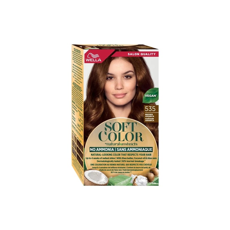 Фарба для волосся Wella Soft Color Безаміачна 535 - Коричнева арабіка (3616302076819) - фото 1