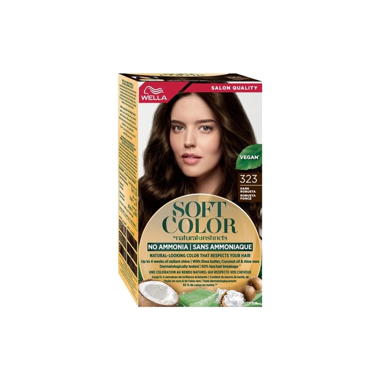 Фарба для волосся Wella Soft Color Безаміачна 323 - Темна робуста (3616302076833) - фото 1
