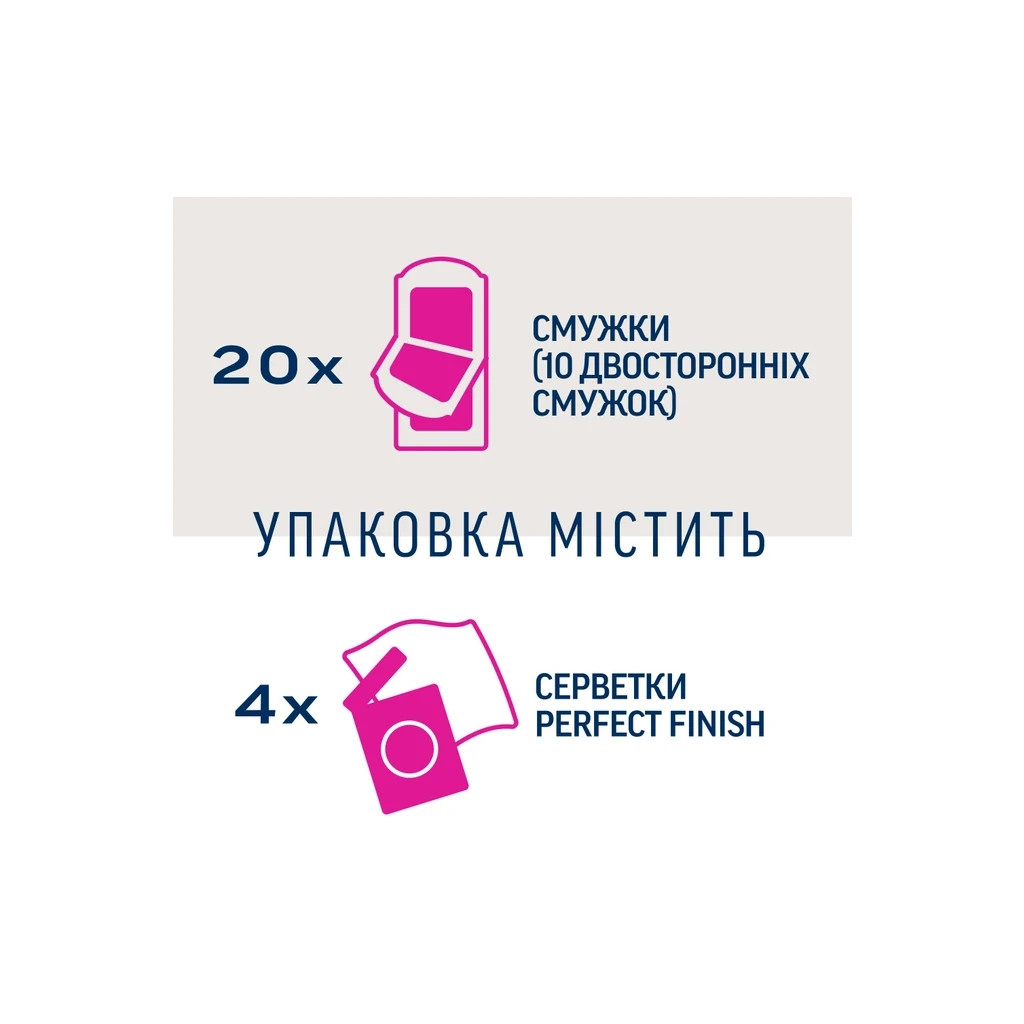 Воскові смужки Veet Minima Гіпоалергенні для чутливої шкіри обличчя 20 шт. (5900627095883) - фото 5 Воскові смужки Veet Minima Гіпоалергенні для чутливої шкіри обличчя 20 шт. (5900627095883) - фото 5