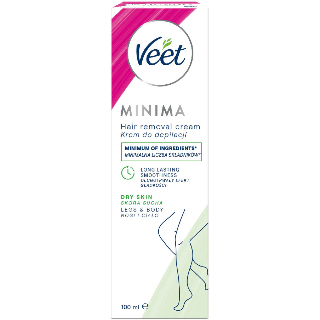 Крем для депіляції Veet Minima для сухої шкіри з Екстрактом огірка та Листям шавлії 100 мл (5000146980339) Крем для депіляції Veet Minima для сухої шкіри з Екстрактом огірка та Листям шавлії 100 мл (5000146980339)